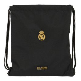 Bolsa Mochila con Cuerdas Real Madrid C.F. Negro 35 x 40 x 1 cm Precio: 14.58999971. SKU: B193F5QMLA