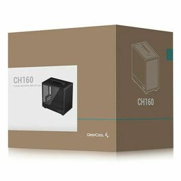 Deepcool DEE6933412774457 Caja PC Minitorre CH160 Formato M-ITX Sin Fuente de Alimentación Negra
