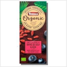 TORRAS Chocolate Negro con Bayas Goji y Açaí 100g Bio Sin Gluten Precio: 4.4999999. SKU: B182TZEQV3