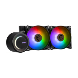 MSI MAG CORELIQUID E240 Kit de Refrigeración Líquida, Ventilador 12 cm, Negro, Compatible con LGA 1150/1151/1155/1156/1200/1700, Ref. 306-7ZW5E17-C24