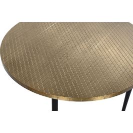 DKD Home Decor Mesa Centro Glam, Colores Dorado y Negro, Materiales Madera y Metal, Dimensiones 85x85x45 cm DKD Home Decor Mesa Centro Glam, Colores Dorado y Negro, Materiales Madera y Metal, Dimensiones 85x85x45 cm