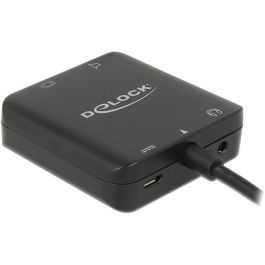 DeLOCK 62784 HDMI Audio Extractor 4K Compacto, 3840x2160, Micro-USB B, S/PDIF
