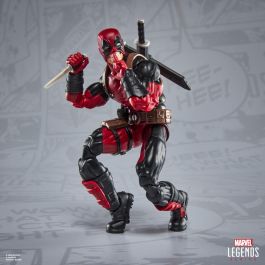 HASBRO Figura Marvel Legends Deadpool Maximum Series 15cm Articulada con 24 Accesorios y Doop