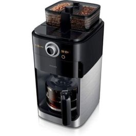 CAFETERA PHILIPS GRIND & BREW HD7769/00 - 1000W - DEPÓSITO 1.2L - 2*DEPÓSITOS PARA MOLINO - HASTA 12 TAZAS - INCLUYE MOLINILLO - ACERO INOX