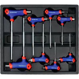 Llaves torx mango en t, t10-t50, juego 8 piezas