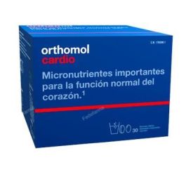 Orthomol Cardio 30 Raciones - Complemento alimenticio con micronutrientes para la función normal del corazón Precio: 59.4999999. SKU: B1E2VD8BCK