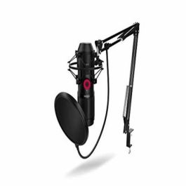 Krom Kapsule Negro Micrófono USB Condensador Doble Profesional para Streaming, Podcast y Grabación con Filtro Antipop y Soporte Antishock Precio: 58.49999947. SKU: S0227828