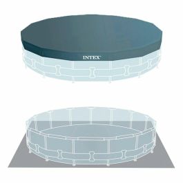 Piscina Desmontable Intex Prism Frame 457 x 107 cm 14.614 l Gris