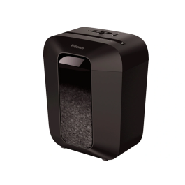 Fellowes LX-41 Destructora de Documentos, Minicorte Seguridad P-4, 8 Hojas, Papelera 17L