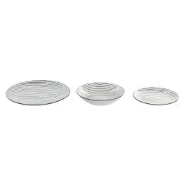 Vajilla Mediterraneo DKD Home Decor Azul 19 x 2 x 19 cm Set de 18 Vajilla Mediterraneo DKD Home Decor Azul 19 x 2 x 19 cm Set de 18