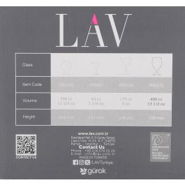 Set de 6 Copas para Cerveza Misk 400 cc - Lav (4 Cajas) Set de 6 Copas para Cerveza Misk 400 cc - Lav (4 Cajas)