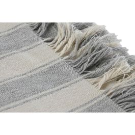 Plaid Basicos DKD Home Decor Gris Crudo 260 x 230 cm