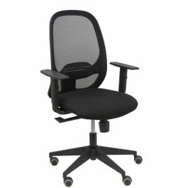 PIQUERAS Y CRESPO Silla Cilanco negra malla negra asiento similpiel negro brazo regulable. Precio: 182.49999966. SKU: S5703799