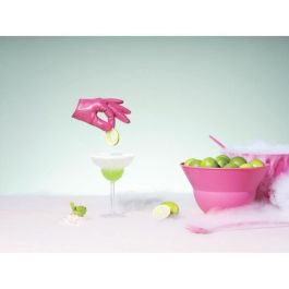 Bodum BOD0699965480998 - Juego 2 Ensaladeras 3L y 4.9L con Tapa de Silicona Topee Bubblegum
