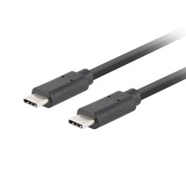 Lanberg CA-CMCM-32CU-0010-BK Cable USB C a USB C 3.2 Gen 2 (3.1 Gen 2) 1m Negro