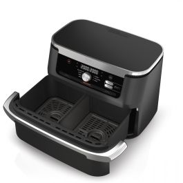 Ninja AF500EU Freidora de Aire Caliente Foodi FlexDrawer 10.4L Dual, 7 Funciones, 40-240°C, 8 Personas