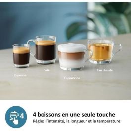 Philips EP2336/40 Cafetera espresso automática Silent Brew 4 bebidas LatteGo Cromo negro