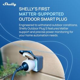 Shelly Enchufe Smart Plug S Gen 3 Exterior Blanco