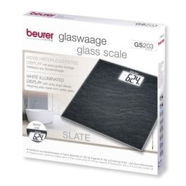 Beurer GS-203 Báscula de Baño con Pantalla Retroiluminada y Diseño Pizarra - Hasta 180 kg Beurer GS-203 Báscula de Baño con Pantalla Retroiluminada y Diseño Pizarra - Hasta 180 kg