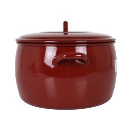 La Estrella Olla Abombada con Tapa, colección Teja, 28 cm, 11 litros (2 Unidades)