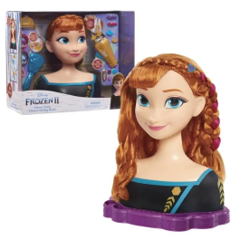 Disney Princess Frozen 2 Cabeza de Peinado de Lujo Anna con Accesorios Twister 18 Piezas Precio: 70.50000023. SKU: B13DKDNKYJ