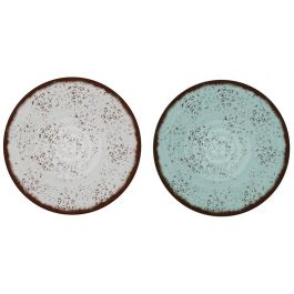 DKD Home Decor Plato Basicos Melamina Azul Blanco 28x28x1 cm (12 Unidades) Precio: 28.88999993. SKU: B1HNCRDH8R
