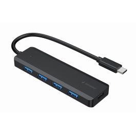Gembird UHB-CM-U3P4P-01 Concentrador de Datos USB 3.2 Gen 1 (3.1 Gen 1) Tipo-C con Alimentación, Cable 0.15m, Negro Precio: 10.58999986. SKU: B1FR9BE9MS