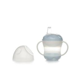 Thermobaby Vaso antigoteo con tapa, diseño Flor azul