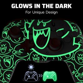 PDP Mando Inalámbrico para Nintendo Switch - Rematch Glow Boo-Hoo PDP1728606967264