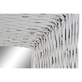 Espejo de pared DKD Home Decor Blanco Cottage Trenzado 87 x 4 x 147 cm Espejo de pared DKD Home Decor Blanco Cottage Trenzado 87 x 4 x 147 cm