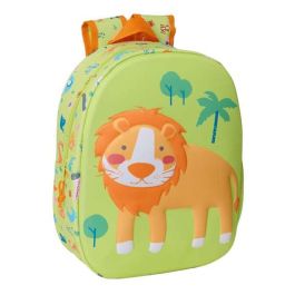 Mochila Escolar 3D Safta 27 x 33 x 10 cm León Precio: 10.95000027. SKU: B1DZEC9GET