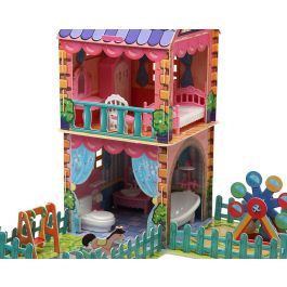 Casa Montaje Madera Y Mobiliario Puzzle 27x20 cm 1 Set Casa Montaje Madera Y Mobiliario Puzzle 27x20 cm 1 Set