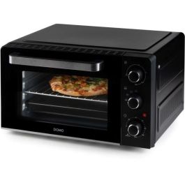 DOMO DO1107GO mini horno para hornear y refrigerios - 28 L - negro - 1500 vatios -