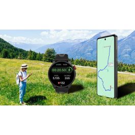 Myphone Smartwatch Adventure Black - GPS, Pantalla AMOLED 1.43", Resistencia al Agua 3ATM, Más de 50 Modos Deportivos, Monitor de Salud