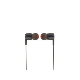 JBL TUNE210 Auriculares Intrauditivos Alámbricos con Sonido Pure Bass y Micrófono Integrado, Color Negro