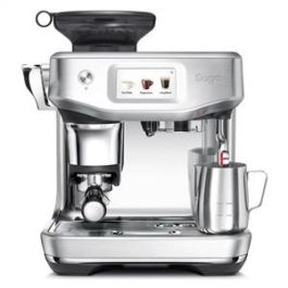 Sage Cafetera Espresso Barista Touch Impress con Pantalla Táctil, Molinillo y 8 Programas de Café - Acero Inox
