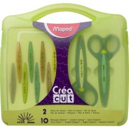 Tijeras Escolares Maped Recortes Creativos Crea Cut (Fibra De Vidrio) Estuche De 2+10 Cortes Precio: 25.99520198. SKU: B19TR9BZYX