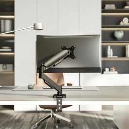 AISENS DT32TSR-355 Soporte Monitor Escritorio 17"-32" VESA 75x75/100x100mm, 9kg, Giratorio, Inclinable, Altura Ajustable Negro