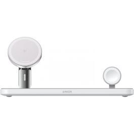 Anker MagGo Cargador Magnético Inalámbrico 15W PowerIQ Pad Blanco Compatible con MagSafe