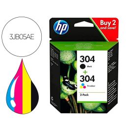 Ink-Jet Hp 304 3Jb05Ae Deskjet 2620 - 2630 - 3720 - 3730 - 3750 - 3760 - Envy 5010 - 5020 - 5030 Multipack