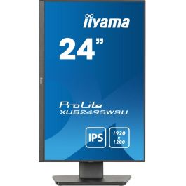 iiyama 24,1" IPS-panel, 1920x1200, 300cd/m², HDMI, DP, 4ms, Speakers, USB 3x 3.2+1xC (15W), 15cm Height adj. Stand iiyama 24,1" IPS-panel, 1920x1200, 300cd/m², HDMI, DP, 4ms, Speakers, USB 3x 3.2+1xC (15W), 15cm Height adj. Stand