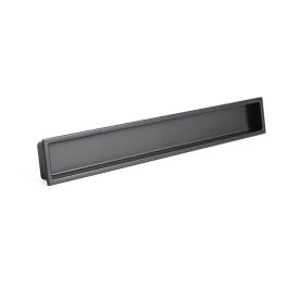 Tirador Embutir Cubic L160 Acabado Negro Mate Viefe
