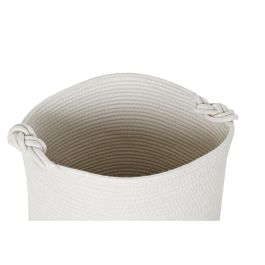 Juego de Cestas DKD Home Decor Blanco Algodón Jute (45 x 45 x 54 cm) (6 Piezas)