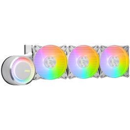 MSI MAG CORELIQUID E360 WHITE - Sistema de Refrigeración Líquida para CPU, Radiador 360mm, Compatible Intel/AMD, ARGB, 3 Ventiladores, 20dBA - 306-7ZW6E27-C24