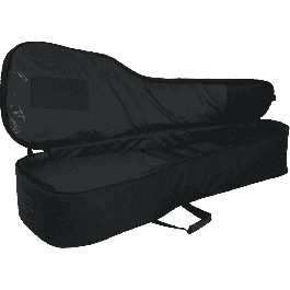 Gator Funda Doble para Guitarra Acústica y Eléctrica Nylon 4G Negra, 109 cm de largo, protección de espuma, 2 kg