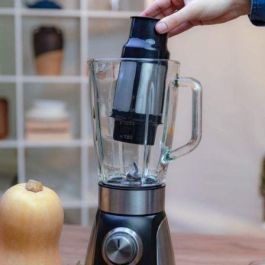 BATIDORA DE VASO SOLAC BV5723 PROFESSIONAL MIXTER - 1250W - 5 VELOCIDADES+TURBO - JARRA CRISTAL 1.5L - PICA HIELO - FULL INOX - PIES ANTIDESLIZANTES