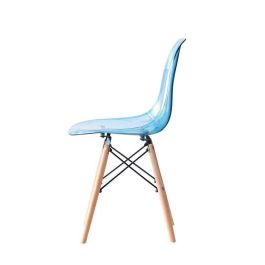 Silla Urban DKD Home Decor Azul Natural 42 x 81.5 x 45 cm Silla Urban DKD Home Decor Azul Natural 42 x 81.5 x 45 cm