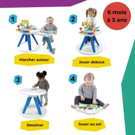 Baby Einstein Mesa de Actividades Andador Around We Go 4 en 1 para Primeros Pasos