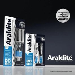 Araldite ARA1697016241408 Adhesivo epoxi bicomponente estándar, fraguado largo, alta resistencia, 24 ml