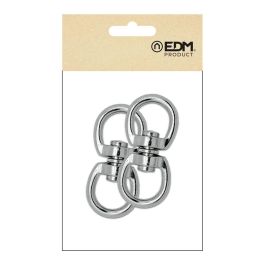 Edm Anilla Giratoria AP12 Acero Niquelado 16mm (5/8") 2 Unidades